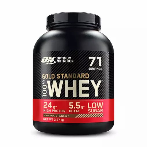 Optimum Nutrition Gold Standard 100% Whey Protein Powder Chocolate Hazelnut 2.27 kg (71 Servings) Norge | ODSVA2859