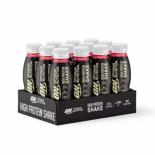 Optimum Nutrition High Protein Shake Elite Strawberry 3300 ml (12 pieces) Norge | BZPCJ5132