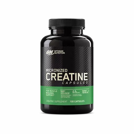 Optimum Nutrition Micronized Creatine Capsules 100 Capsules (50 Servings) Norge | OGLFB0762