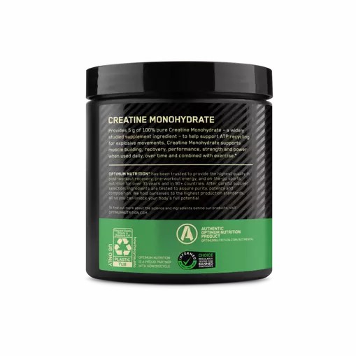 Optimum Nutrition Micronized Creatine Powder Unflavored 0.66 lb (60 Servings) Norge | BZCPJ9730