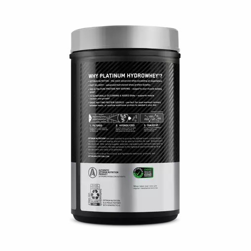 Optimum Nutrition PLATINUM HYDROWHEY™ Supercharged Strawberry 1.76 lb (20 Servings) Norge | XILUJ3871