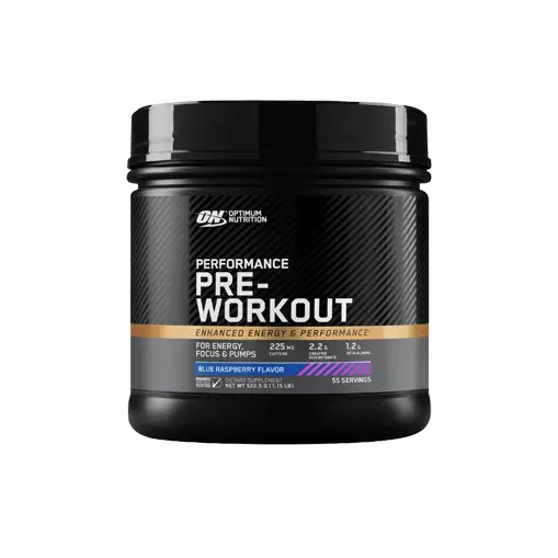 Optimum Nutrition Performance Pre-Workout Blue Raspberry 285g Norge | PAEGI1324