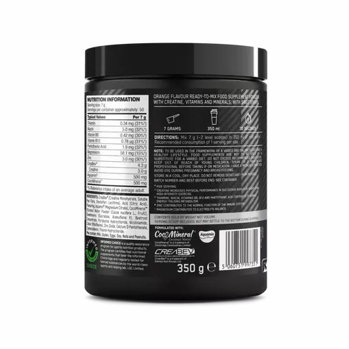 Optimum Nutrition Platinum Creatine Plus Orange 350 grams (50 Servings) Norge | WGIOU2730