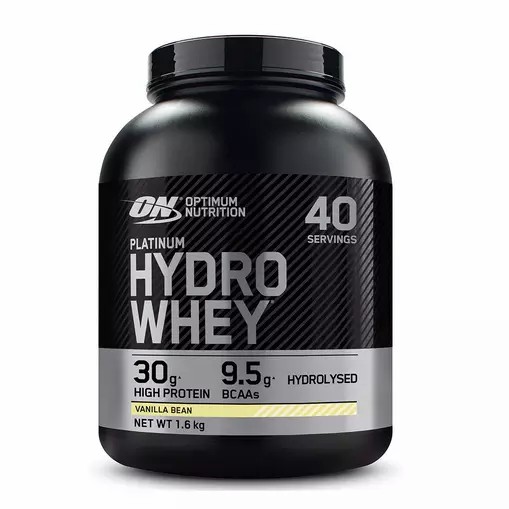 Optimum Nutrition Platinum Hydrowhey Vanilla Bean 1.6 kg (40 Servings) Norge | AXWKF8530