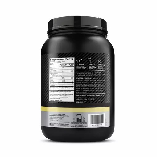 Optimum Nutrition Platinum Rebuild Vanilla Buttercream 1.63 lb (20 Servings) Norge | JVZIP8321