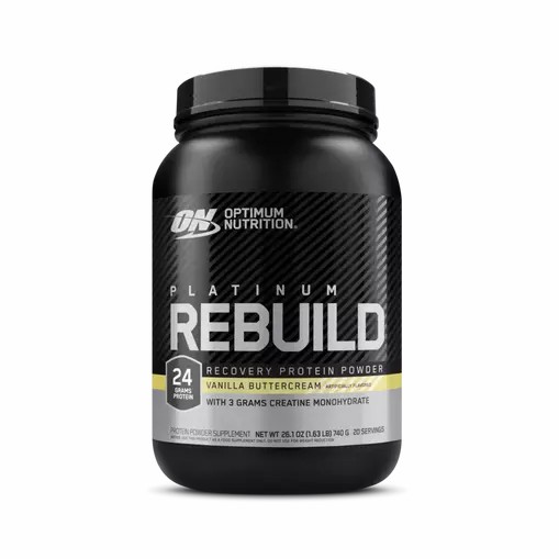 Optimum Nutrition Platinum Rebuild Vanilla Buttercream 1.63 lb (20 Servings) Norge | JVZIP8321