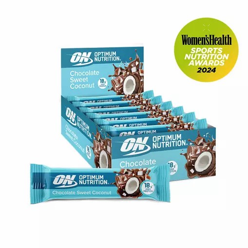 Optimum Nutrition Protein Bar Chocolate Sweet Coconut 720 grams (12 Bars) Norge | THWKD9687