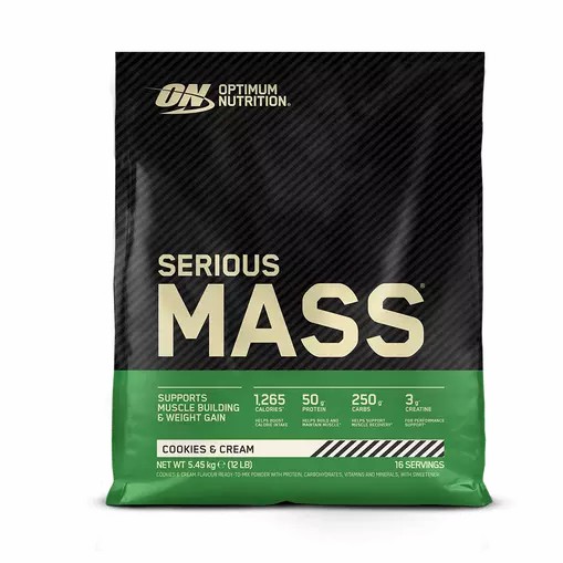 Optimum Nutrition Serious Mass Cookies & Cream 2.73 kg (8 Servings) Norge | KMUXP7134