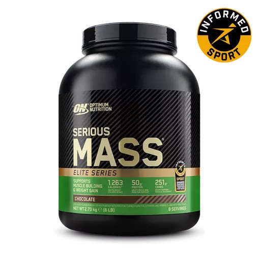 Optimum Nutrition Serious Mass - Elite Series 2.73 kg (8 Servings) Norge | LDUGY3201